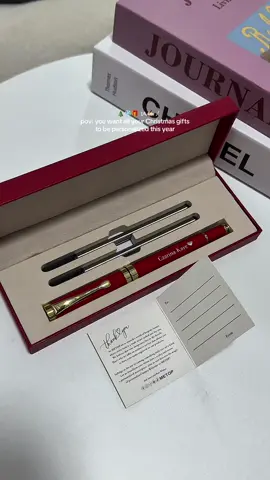 personalized pen as Christmas gift 🎁 #personalizedpen #customizedgifts #giftideas #pov #customizedpen 
