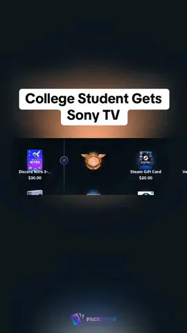 College Student Gets Sony TV