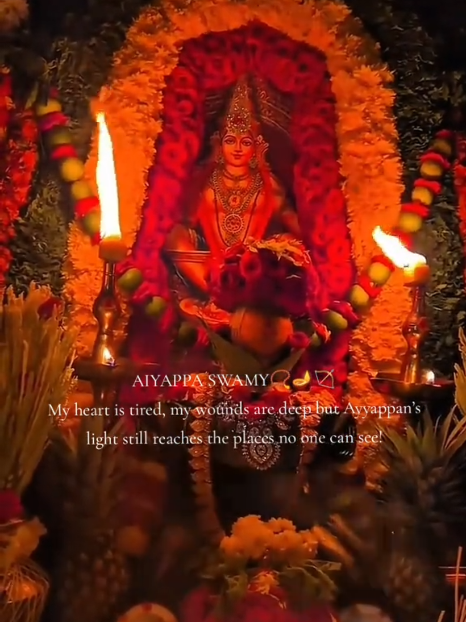 AIYAPPA SWAMY✨❤️🥹🤲🏻🏹📿🐅🪔🪷👑🌘 #swamiyesaranamayyappa #aiyappa #aiyappanswamy #fyp #tiktok 