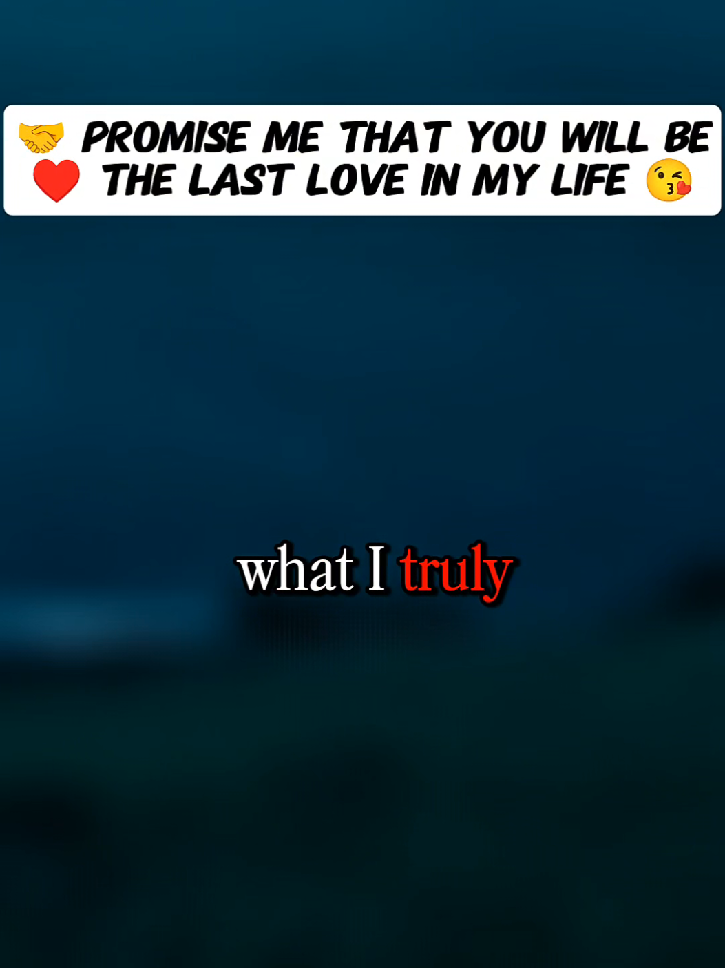 Promise me that you will be the last love in my life #motivation #lovemotivation #couplelove #lovedose #Love 