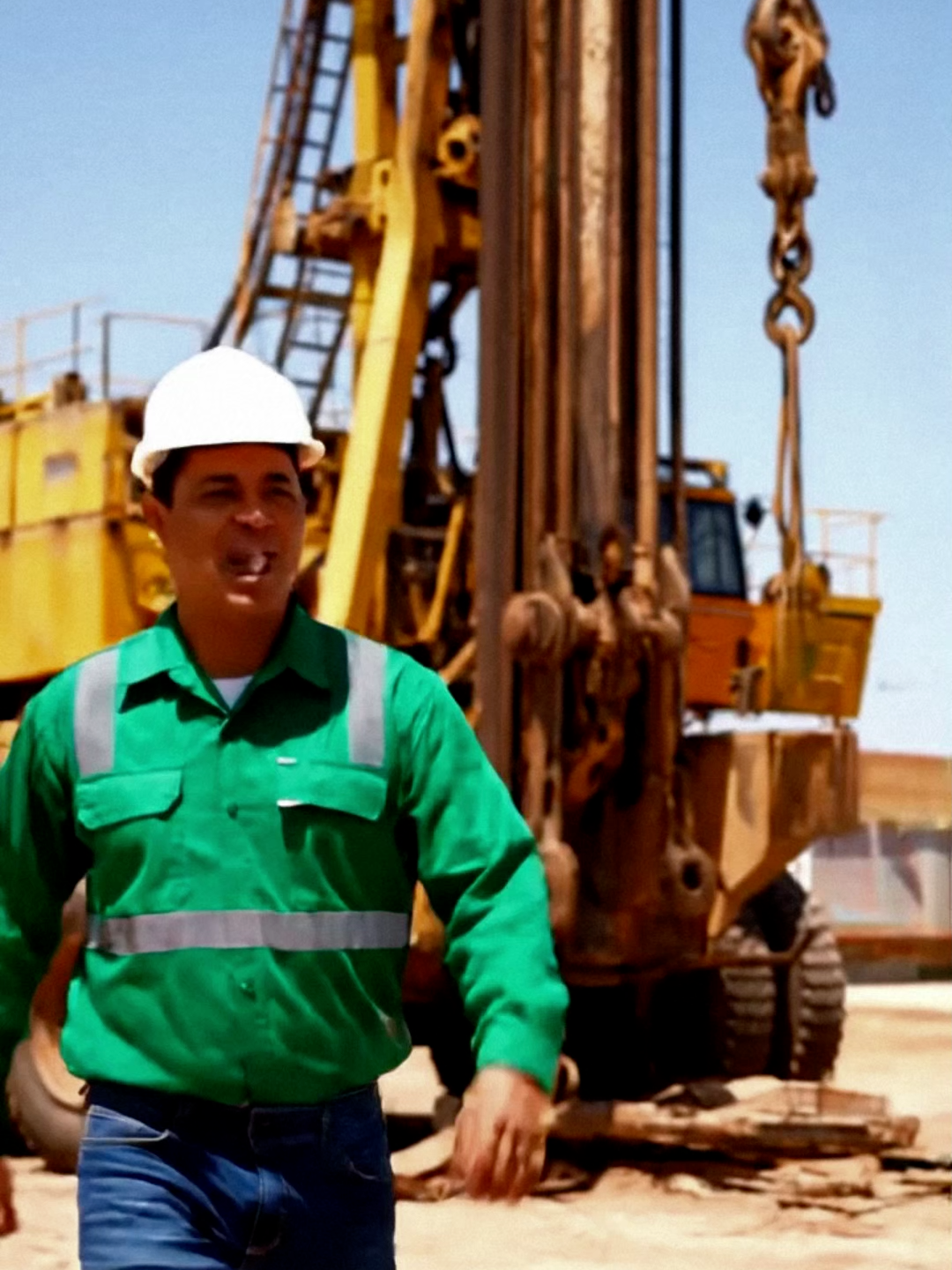 Segunda-feira chegou e já tem ajudante lá longe pensando: “por que que eu não fiquei em casa?” 😂 Enquanto isso, o caminhoneiro só na sombra apreciando a vista… #SegundaFeira #DrillingLife #Sondagem #Mineração #Campo #Obras #TrabalhoPesado #Perfuração #ExploraçãoMineral #Geologia #ia  #segundou #googleveo3 #veo3