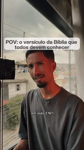 TODO CRISTÃO DEVE CONHECER ESSE VERSÍCULO!  João 3:16. A maior prova de amor que alguém já fez por você… #versiculo #importante #biblia 