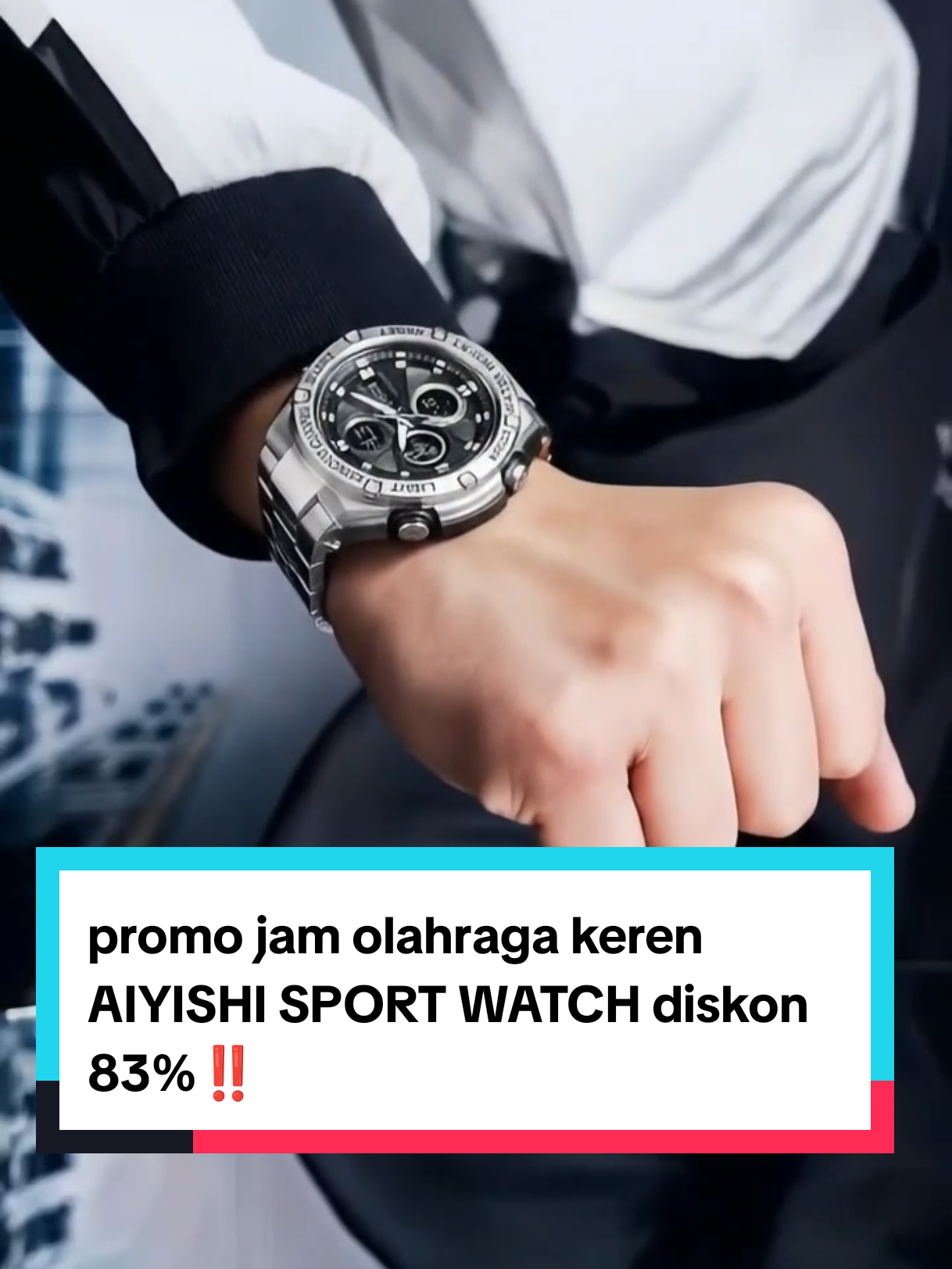 🔥 Naikin style kamu pakai jam sporty elegan AIYISHI ini! ✅✨ Dual display, ✅ glow in the dark, ✅ tahan air 30-50M, ✅dan desain premium. ✅💥 Mulai Rp118.000 aja — cocok buat daily look! ✅📦 Gratis ongkir + banyak bonus! #jamtanganpriaoriginal #jamtanganolahraga #jamtanganantiair  #jamtangankeren #promospesial 