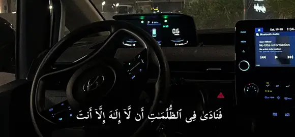 لا إلهَ إلّا أنت سبحانك إنّي كنت من الظّالمين🌱