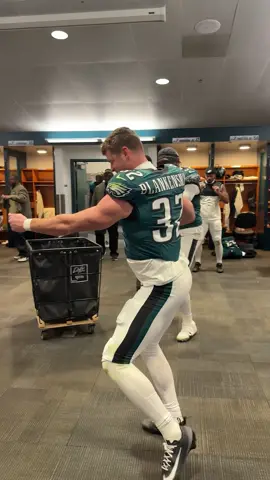 Locker room vibes go crazy after a win #eagles #nfl #eagleswin 