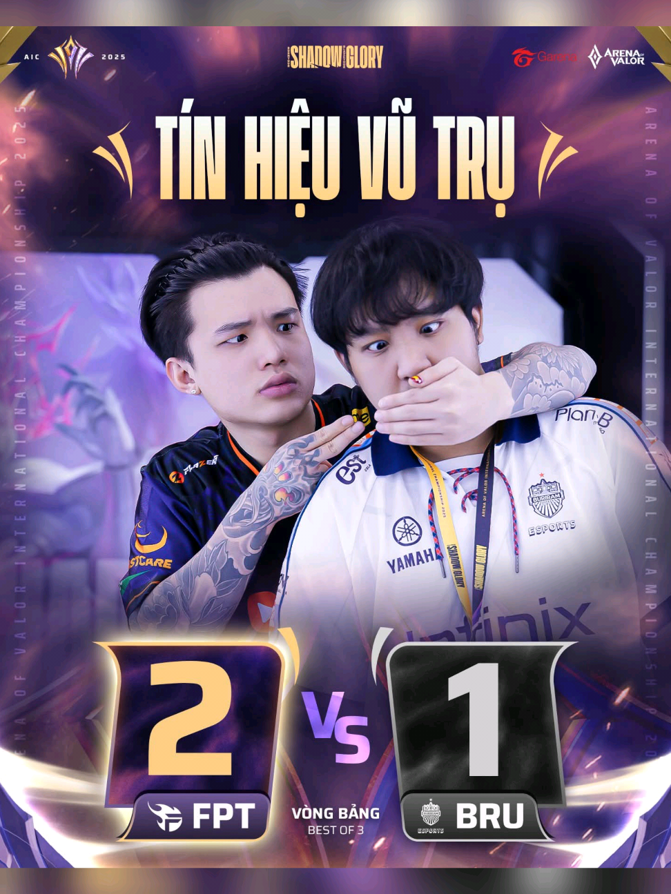 ⚡CHIẾN THẮNG 2-1 CHO FPT TRƯỚC BRU! #fptflash #AIC2025 #aog #LienQuanMobile 