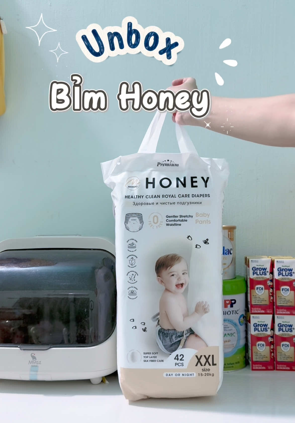 Săn bỉm nhận quà nha các mom ơi#bimhoney #bimchobe 