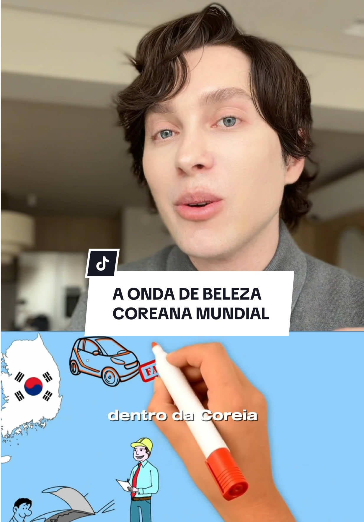 Hoje, cada sérum de centella, cada máscara de sheet mask, cada inovação de ingredientes encapsulados e cada laboratório ultratecnológico são resultado direto de um país que decidiu transformar dor em estratégia e estratégia em futuro. A Coreia não só virou referência: ela ditou o ritmo do mercado global de beleza. E entender isso muda completamente a forma como você enxerga o skincare coreano — não como tendência, mas como consequência de uma revolução cultural e econômica planejada. #kbeauty #skincare #koreanskincare #pelecoreana #skinarmy  @JARDEL | SKINARMY 👊🏻 