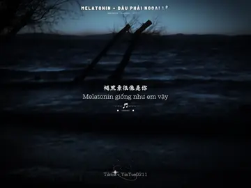 褪黑素 + 之一而已 | Melatonin + Đâu Phải Ngoại Lệ . 夜越深，你越像海，把我一寸寸淹没。Đêm càng sâu, anh càng giống biển, nhấn chìm em từng chút một. #melatonin #褪黑素 #之一而已 #vietsub #yinyue0211 