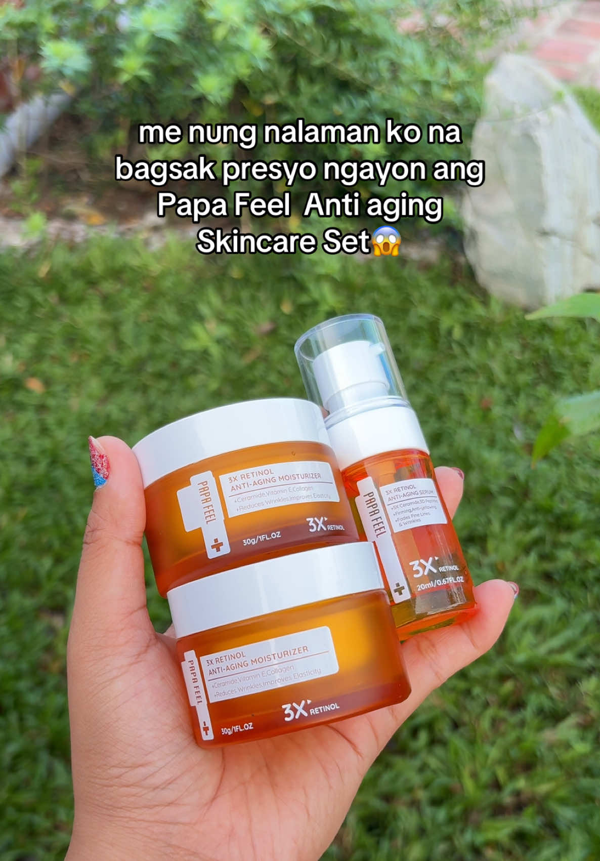 #papafeel #papafeelantiaging #antiaging #antiagingskincare #skincareset 