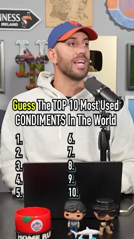 Top 10 Most Used Condiments In The World! #fyp #food #ketchup #top10 #guessinggame 