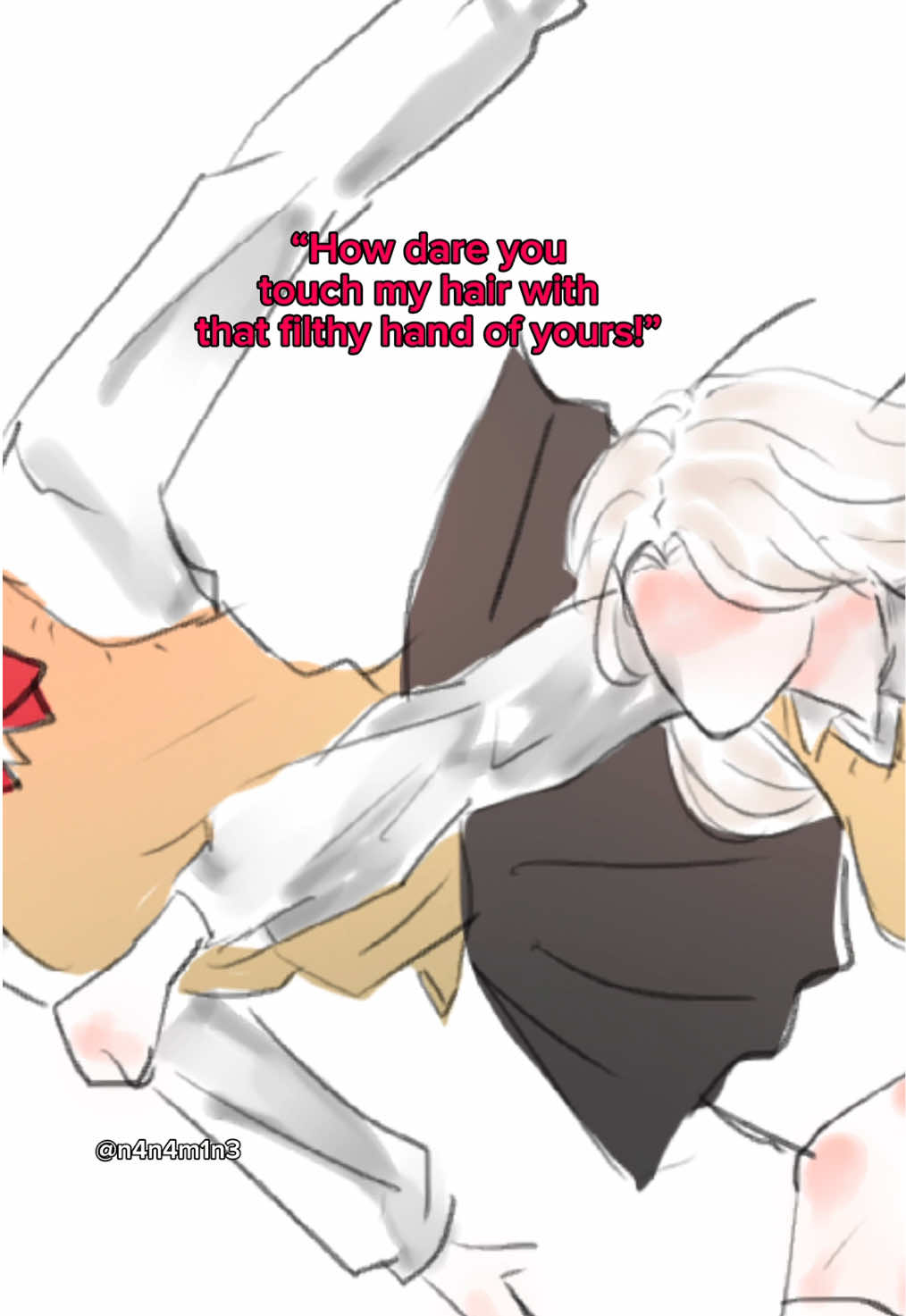 Maybe next time, don’t mess with Sylvia (or any of Sylus’s family). Inspired by @吐司🍞トースト  (tiktok) infp vid ✨ ••• #loveanddeepspace #sylus #daughter #fyppoppppppppppppppppppppppp #digitaldrawing 