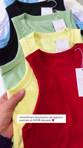 Amanhã tem lançamento 🚀  Aproveitem pra garantir as suas ! M G GG e EXGG hahaha e o melhor 18,99$ atacado. Vemmmmmm !!! #atacado #varejo #camisetas #fy #regatas 