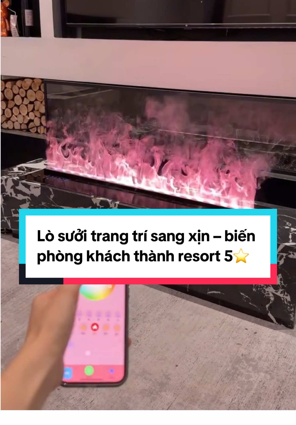 Lò sưởi trang trí sang xịn – biến phòng khách thành resort 5⭐️ #ReviewChuan #ReviewMuaSam #LoSuoiTrangTri   #DecorNhaDep #NoiThatThongMinh           