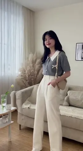 Đi học, đi chơi, đi làm đều hợp – mix chân váy hay quần tây đều đẹp mê. Giá deal đang quá rẻ, chốt nhanh kẻo hết màu chị em ơi 🩶🌸” ⸻ #aolenphongcachPhap #aolencobupbe #aolennu #aolenvintage #aodepgiâtminh     