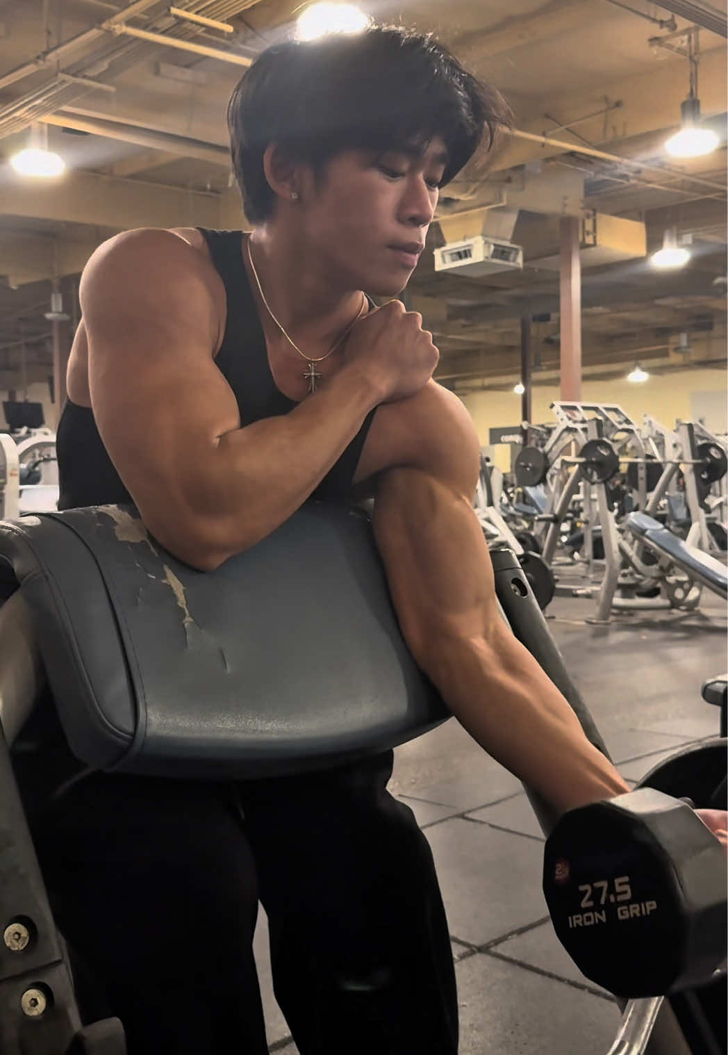 #GymTok #biceps #asian