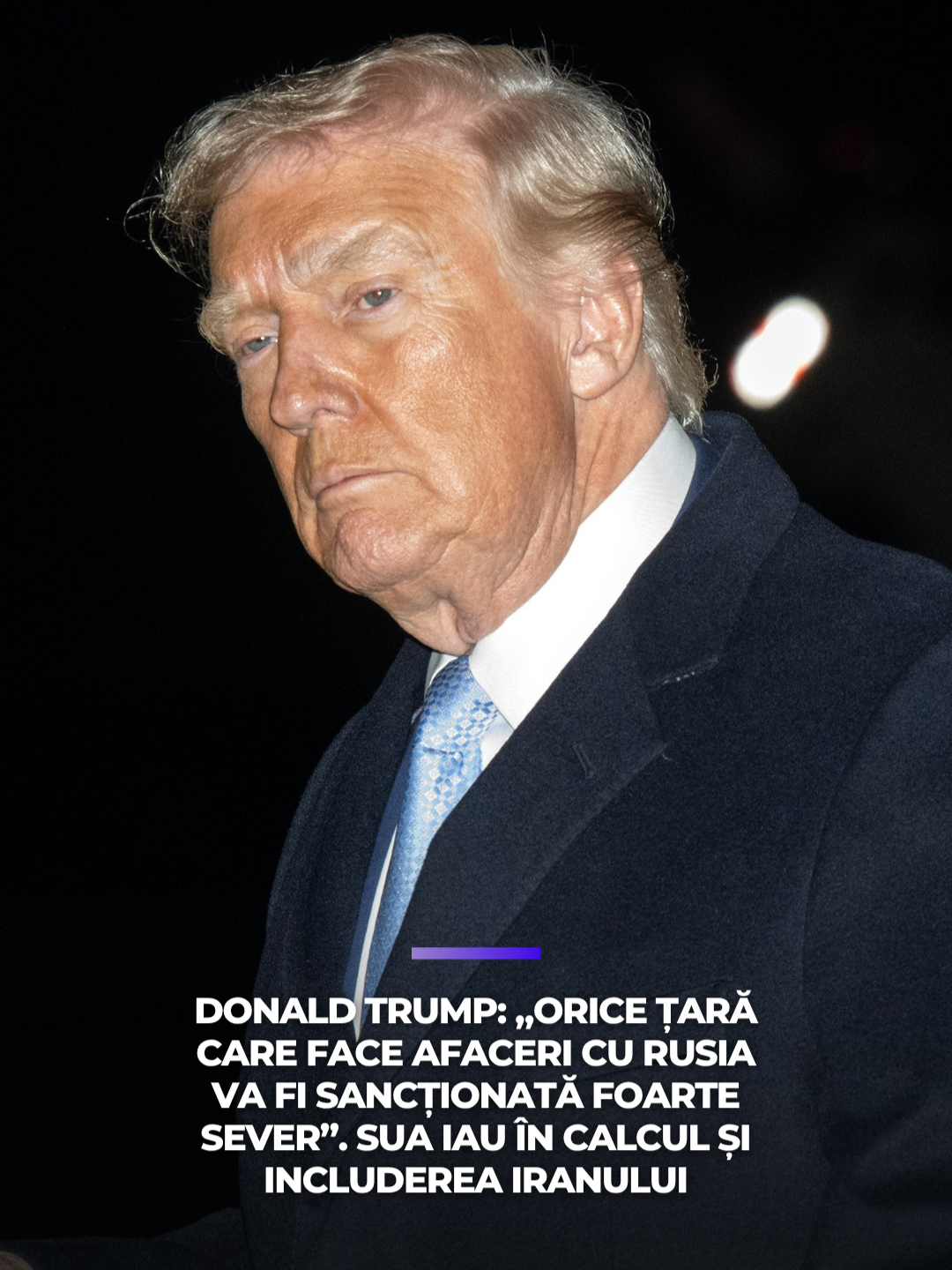 Președintele Statelor Unite, Donald Trump, a anunțat că este de acord cu un proiect legislativ susținut de ambele partide din Congres, care ar impune sancțiuni foarte dure țărilor ce cumpără petrol, gaze, uraniu sau alte produse energetice din Rusia. Planul prevede taxe de 500% pe produsele importate de SUA din aceste state, iar legislatorii analizează extinderea măsurii și pentru țările care au relații economice cu Iranul, potrivit Kyiv Post. #digi24 #stiriledigi24 #donaldtrump #rusia