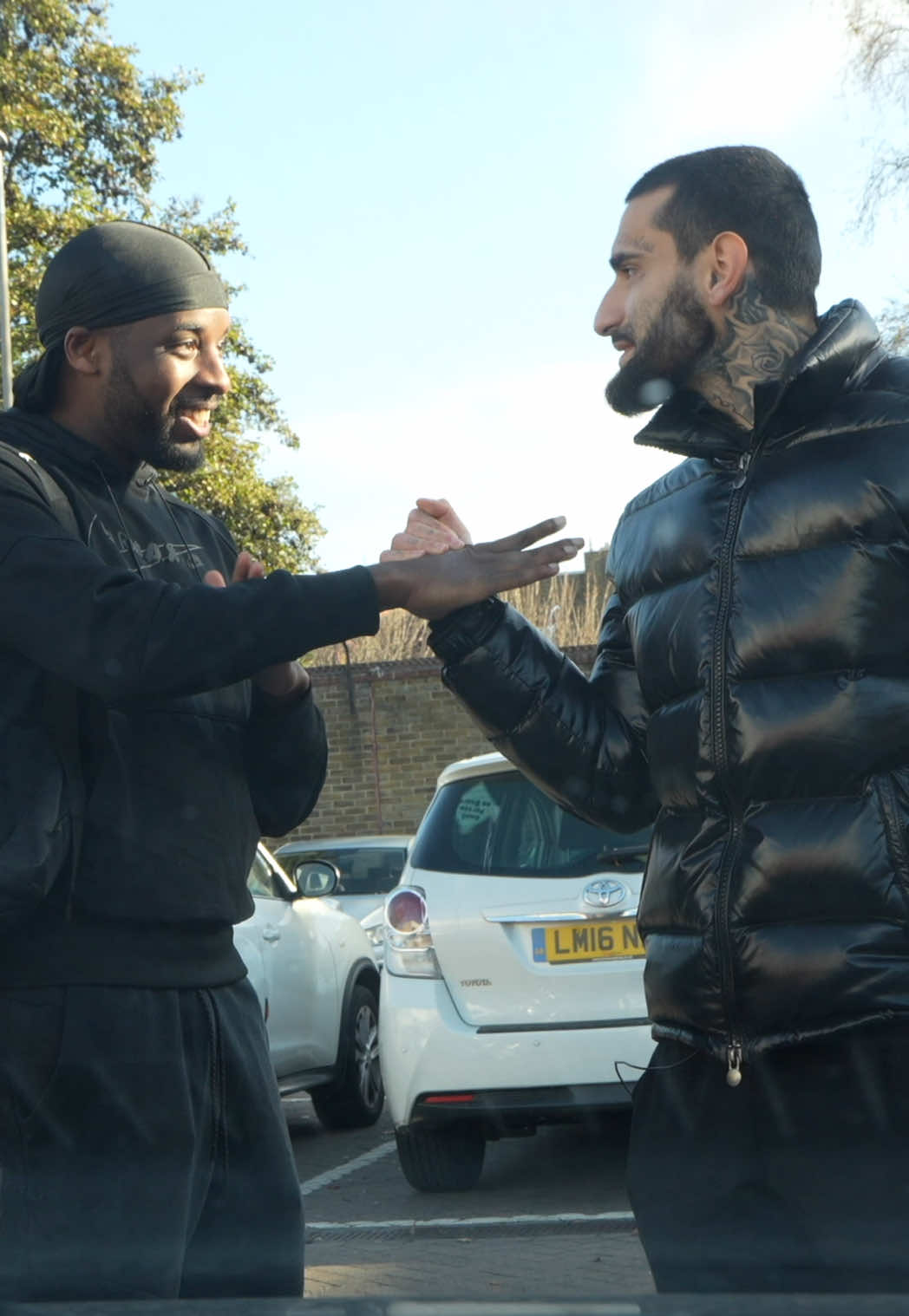 Not letting go of peoples hand 