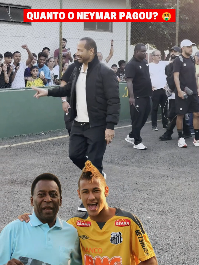 Quanto o Neymar Pai pagou na marca do Rei Pelé? #santos #brasileirão #neymar #selecaobrasileira 