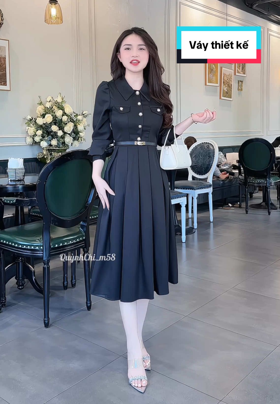 Váy nữ thiết kế sang chảnh tôn dáng #vaythietke #vayxinh #vaydangdai #vaysangchanh 