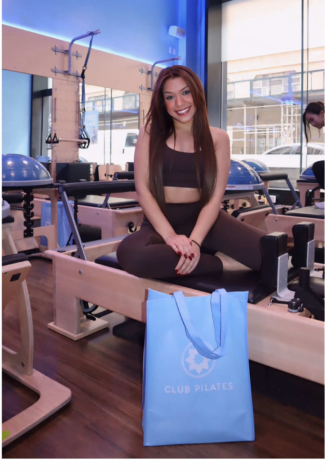 thank you @clubpilateswestcheslea for inviting me for such a fun pilates event!!   and a very special shoutout to our instructor @gabriella.trentacoste  #pilates #reformerpilates #clubpilatesnyc #nycpilatesclasses #workoutmotivation wearing @Fabletics 