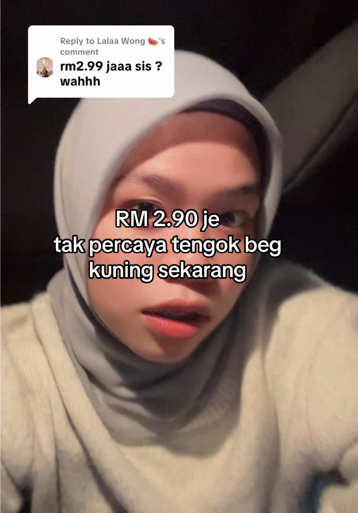Replying to @Lalaa Wong 🍉  cepat pergi grab skrg #tudungbawal #tudungbawalcotton #tudungmurah #viral 