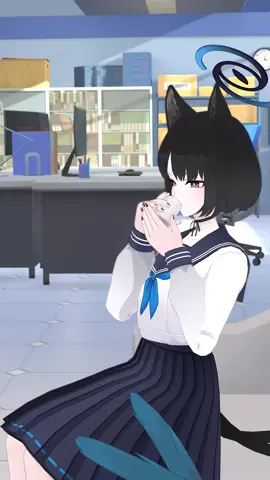 [Blue Archive] You better get back to work, Sensei. #bluearchiveglobal 