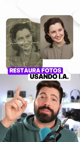 ES POSIBLE RESTAURAR FOTOS USANDO INTELIGENCIA ARTIFICIAL 👀 Toma solo unos segundos, no tiene costo y resultados son increíbles. Se trata de trata de Nano banana de Gemini y por acá te muestro ejemplos sobre cómo es posible restaurar fotos viejas, despintadas y hasta rotas! ¿Qué te parecen los resultados? Te dejo el prompt en los comentarios!  #ia #fotos #nanobanana #gemini  