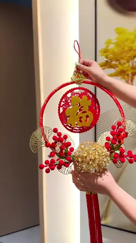 Vòng tròn treo tết có đèn led #tet2026 #decortet #trangtritet #phukientet #xuhuongtiktok 