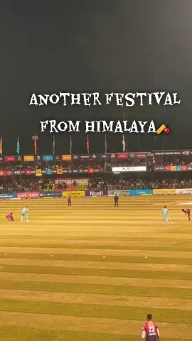 We are under floodlights 🏏 Another festival from Himalaya❤️ . . . . #npl #nepal #nepalicricket #nplseason2 