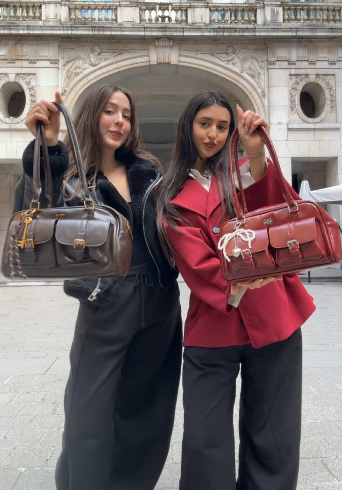 obsessed🤎🍒 #bagcharms #bag #charms #tiktokshop #fyp