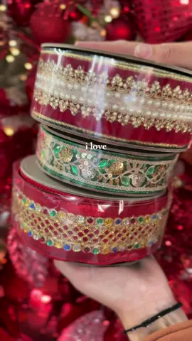 Who else is in love with ribbons this Christmas? Shop at tmigifts.com #christmas #christmas2025 #fyp #christmastree 