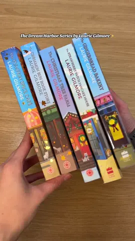 If you love a good cosy spicy romance series…Then you need to read The Dream Harbor Series by Laurie Gilmore💖✨🥹 The whole series is available on TikTok Shop #BookTok #dreamharbor #lauriegilmore #spicyromance #smalltownromance 