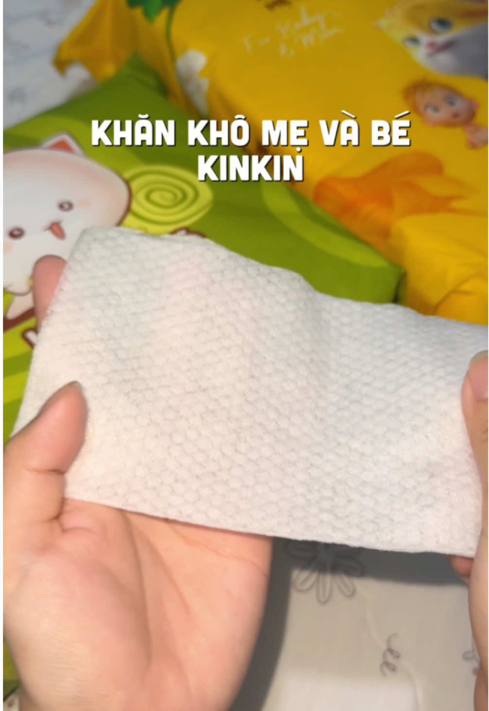 Mom nào đổi nhiều loại khăn khô vẫn chưa ưng ý thì thử KinKin xem nha . Có khi hối han vì ko mua sớm đó #khankhokinkin #kinkin #khankhodanang #khankhochomevabe #menepsoc153 
