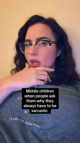 Sorry but it’s out of my control 🫠 #middlechild #sarcastic #itsaproblem #fyp 