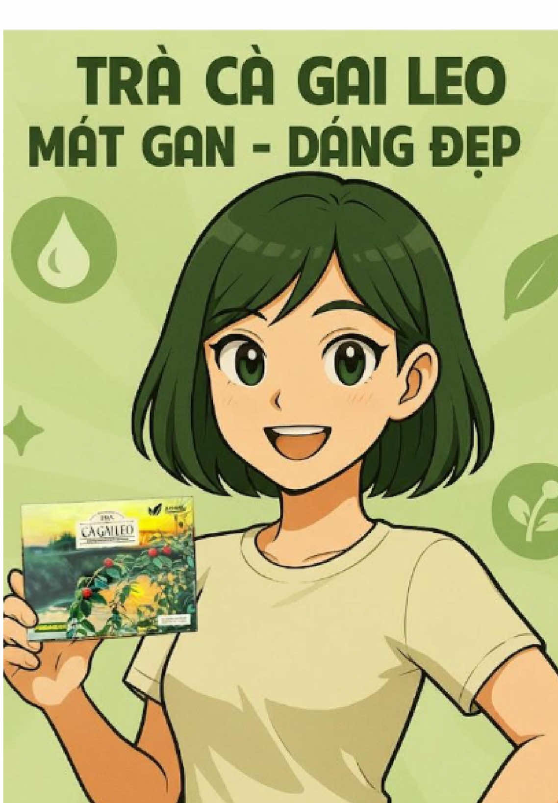 Trà cà gai leo hỗ trợ dáng đẹp da xinh từ sâu bên trong! #suckhoechomoinguoi #suckhoesacdep #tracagaileotuiloc 