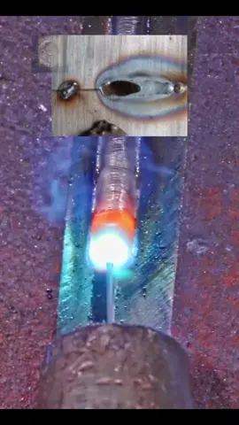 Burn through? Let's fix it. #fcawwelding #FCAW #metalwork #Welder #migwelding 