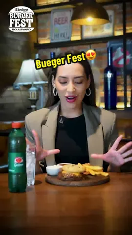 Burger Fest! Una de las opciones y está disponible en el @El Cuartito Bolivia en el @VenturaMallOficial  😍