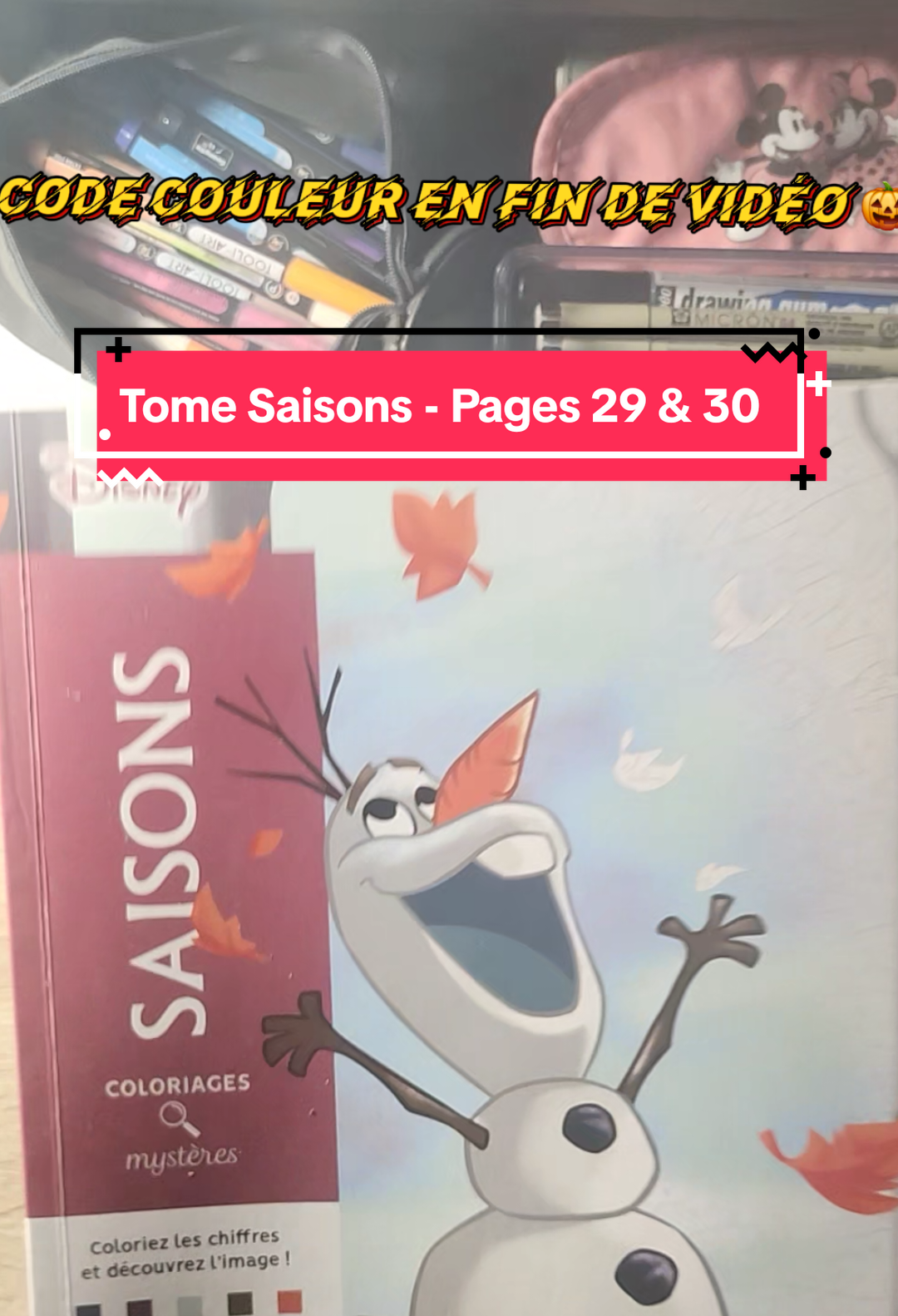 Qu’est ce que j’adore quand les pages côte à côte fonctionnent ensemble dans les coloriages mystères 🥰 #halloween #coloriagesmysteres #pluto #dingo #coloriagedisney #codecouleur 