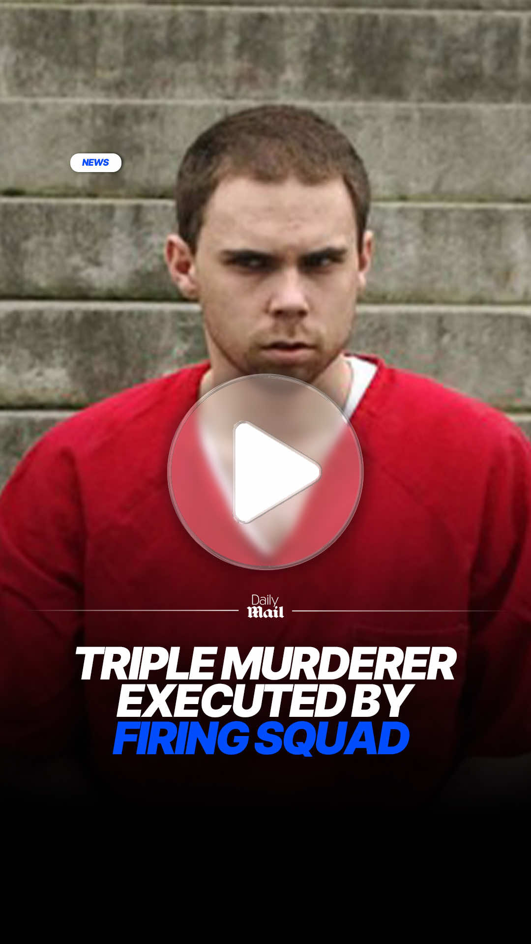 A South Carolina mass killer was executed by firing squad on Friday. Stephen Bryant, 44, was shot by three volunteers with rifles shortly after 6pm, more than 20 years after he killed three people during a vicious crime spree. For his last meal, Bryant ordered mixed seafood stir fry, fried fish over rice, egg rolls, stuffed shrimp, two candy bars, and German chocolate cake. #news #crime #truecrime #deathpenalty 