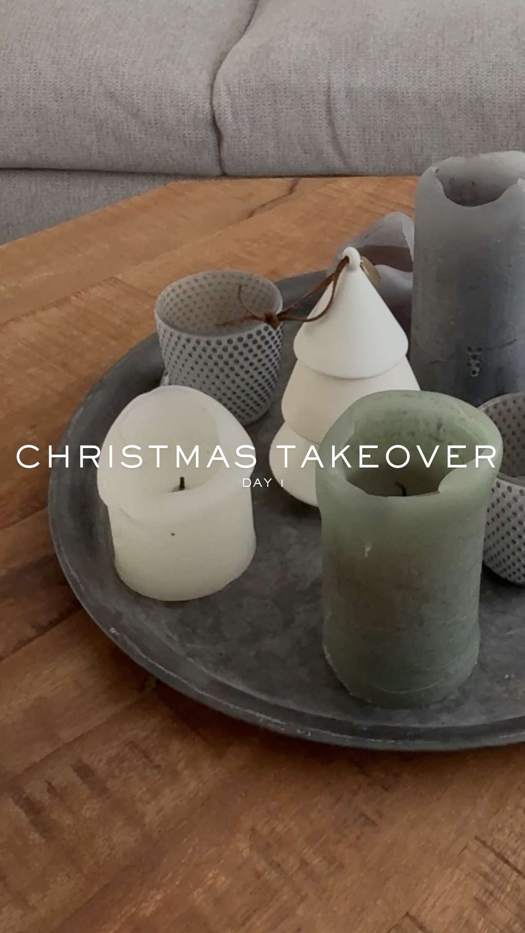 Day 1 of turning the house into Santa’s HQ 🎅✨ The Christmas takeover is in motion and he has absolutely no clue🎄#christmastakeover #holidayvibes #festiveseason #holidaydecor #december 