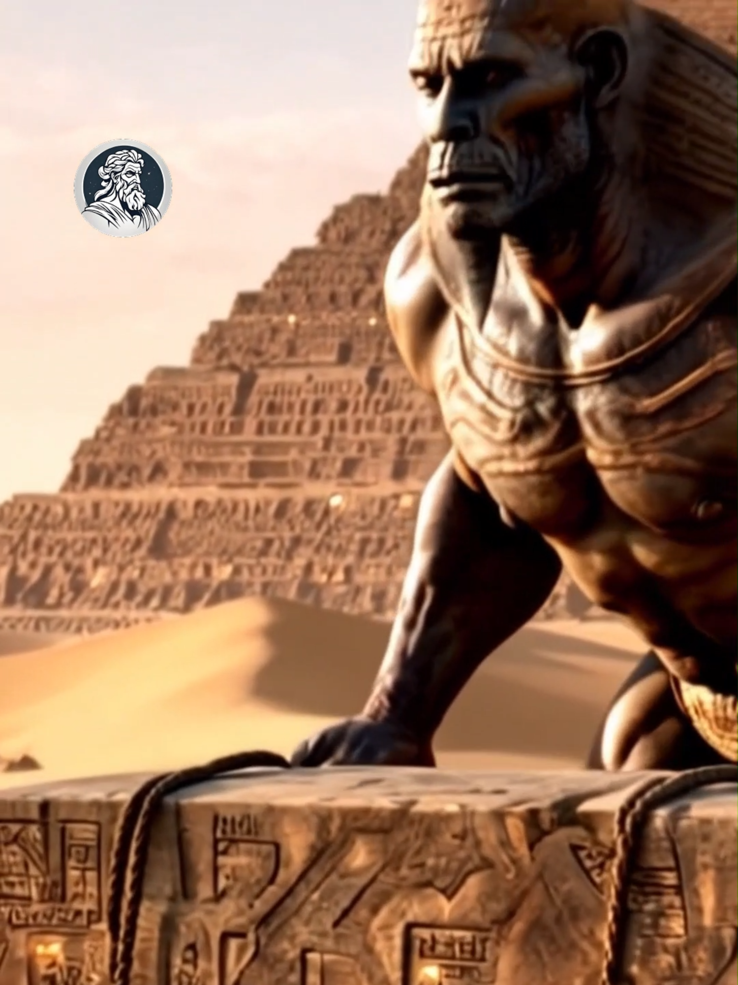 HOW THE PYRAMIDS WERE MADE #cadamitologia #fyp #ai #giants #egypt #desert #pyramids #alien