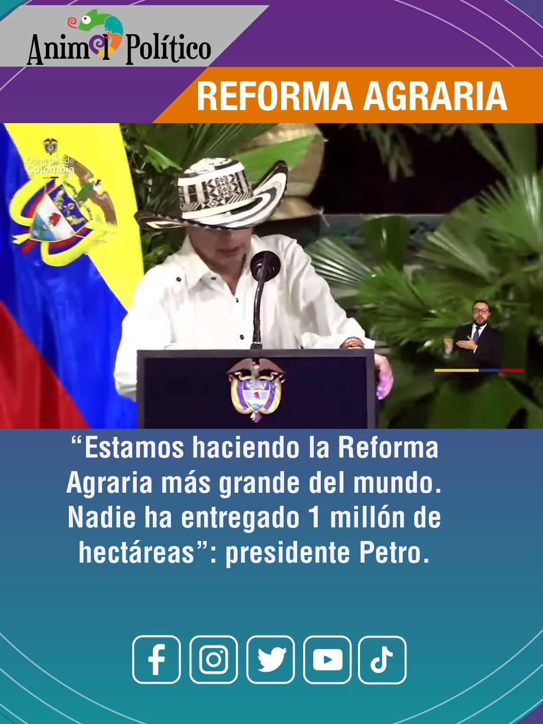 #ReformaAgraria | “Estamos haciendo la Reforma Agraria más grande del mundo. Nadie ha entregado 1 millón de hectáreas”: presidente Petro. #Actualidad #Colombia #Justicia #presidentepetro #gustavopetro #Noticias #Petro #PactoHistórico #justicia #GobiernodelCambio #latinoamerica #guaviare
