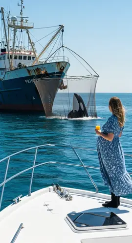 Brave girl saves a whale's life #rescue #realstories #animation #animalrescue #emotionalstory 