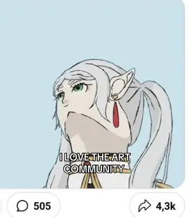 Yah fck AI. #arttrend #artistsoftiktok #digitalart #frieren #notoaiart 