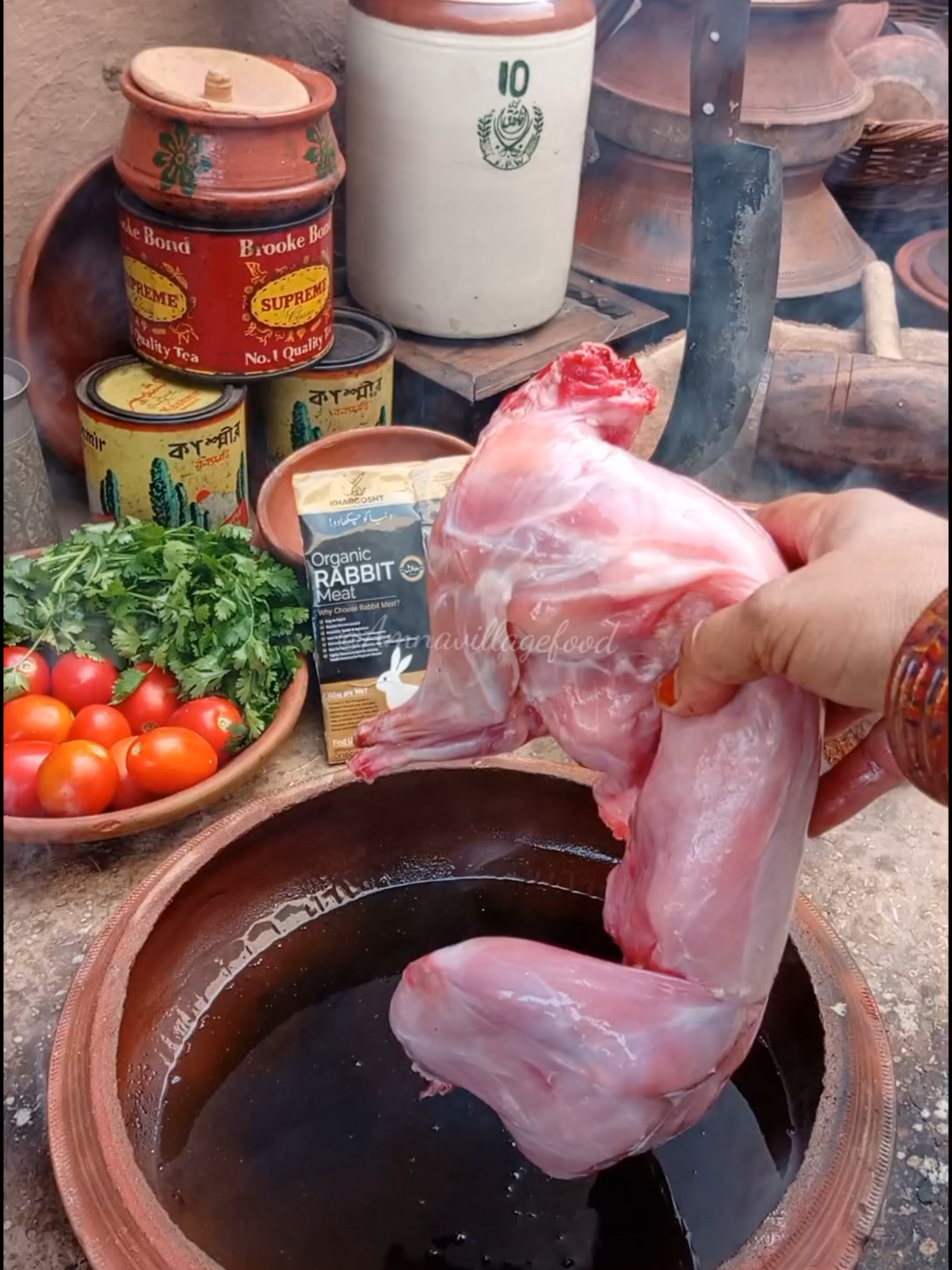 Homemade rabbit curry recipe #rabbitmeatrecipe #rabbitcurryrecipe #villagehomecooking #dasifoodvedios #khargoshkasalan #khargoshpakanykatreqs #khatgoshkasalan #tiktokfoods #foryoupage #villagecooking #cookingathometiktoktv #villagewomencooking #villagefoodfactory #villagecookingvideos #tiktokfoodies #CookingHacks #villagecookingchannel1