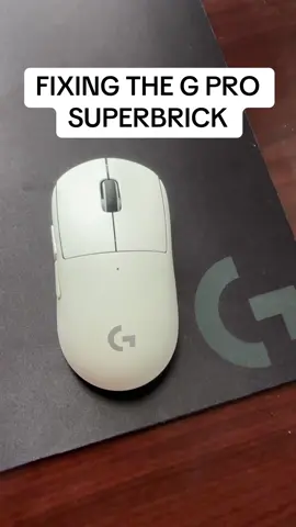 WORKS ON ANY VERSION OF LOGTIECH SUPERBRICK! Yes this voids your warranty and makes powerplay unusable who cares #techtok #logitech #gamingmouse #carterpcs 