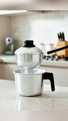 Cuscuzeira individual de alumínio polido #cuscuzeira #cuscuz #cuscuznordestino #cuscuz_com_ovo #tiktokshop 