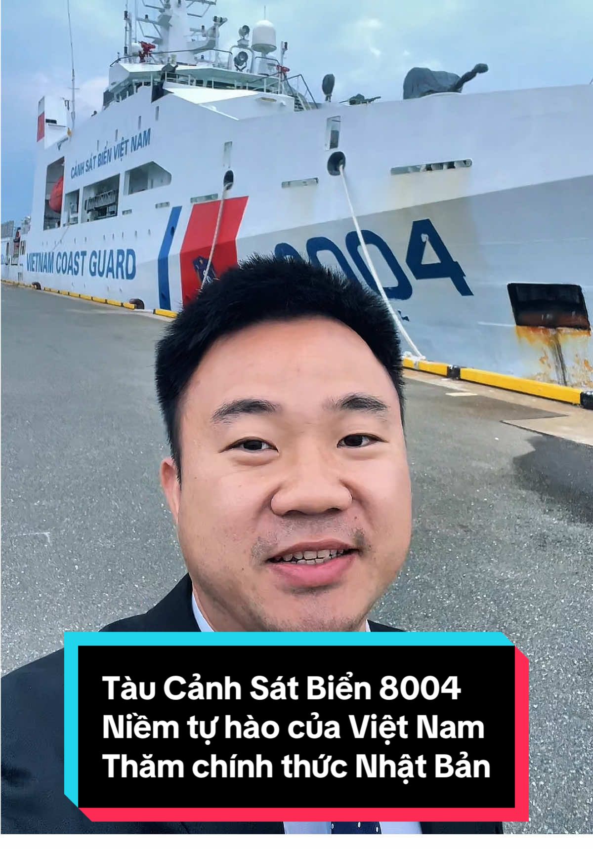 Tàu Cảnh Sát Biển 8004. Niềm tự hào của Việt Nam. Thăm chính thức Nhật Bản#xuantocdo #cuocsongnhatban 