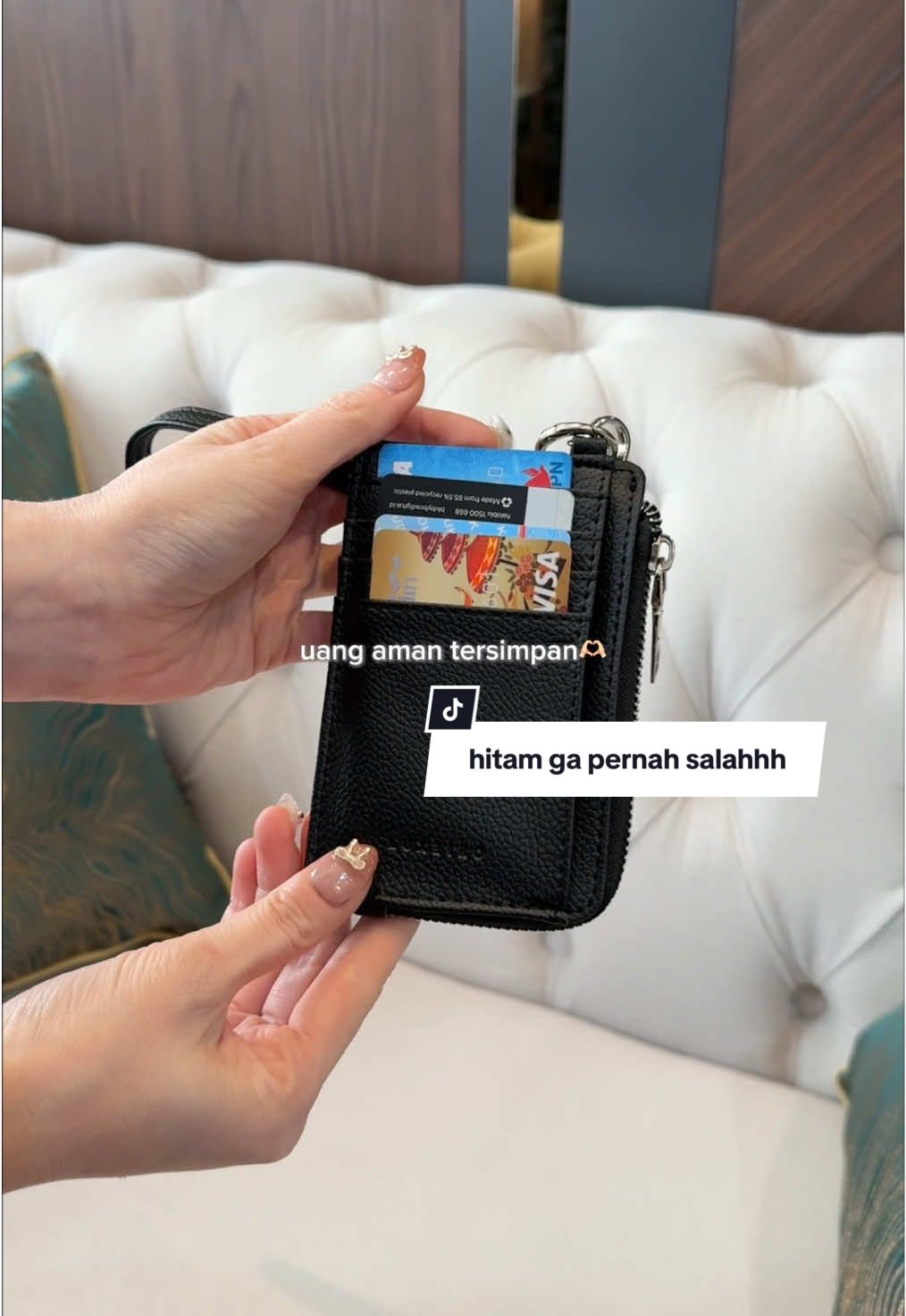 setuju gaaa🖤 #rekomendasidompet #dompetkecil #dompetwanita #fyp #dompetlipat 
